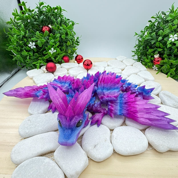 Kristalldrache – Amethystflügel